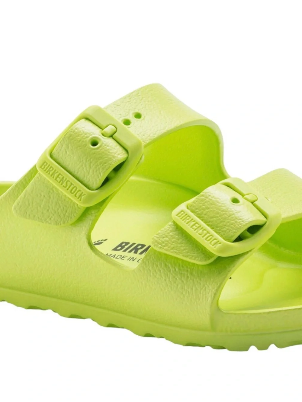 Birkenstock Kids EVA Sandal in Bright Lime Size 2-2.5 (New with box)